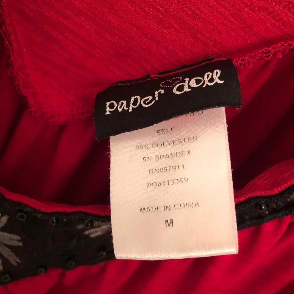Paper Doll V-Cut Blouse